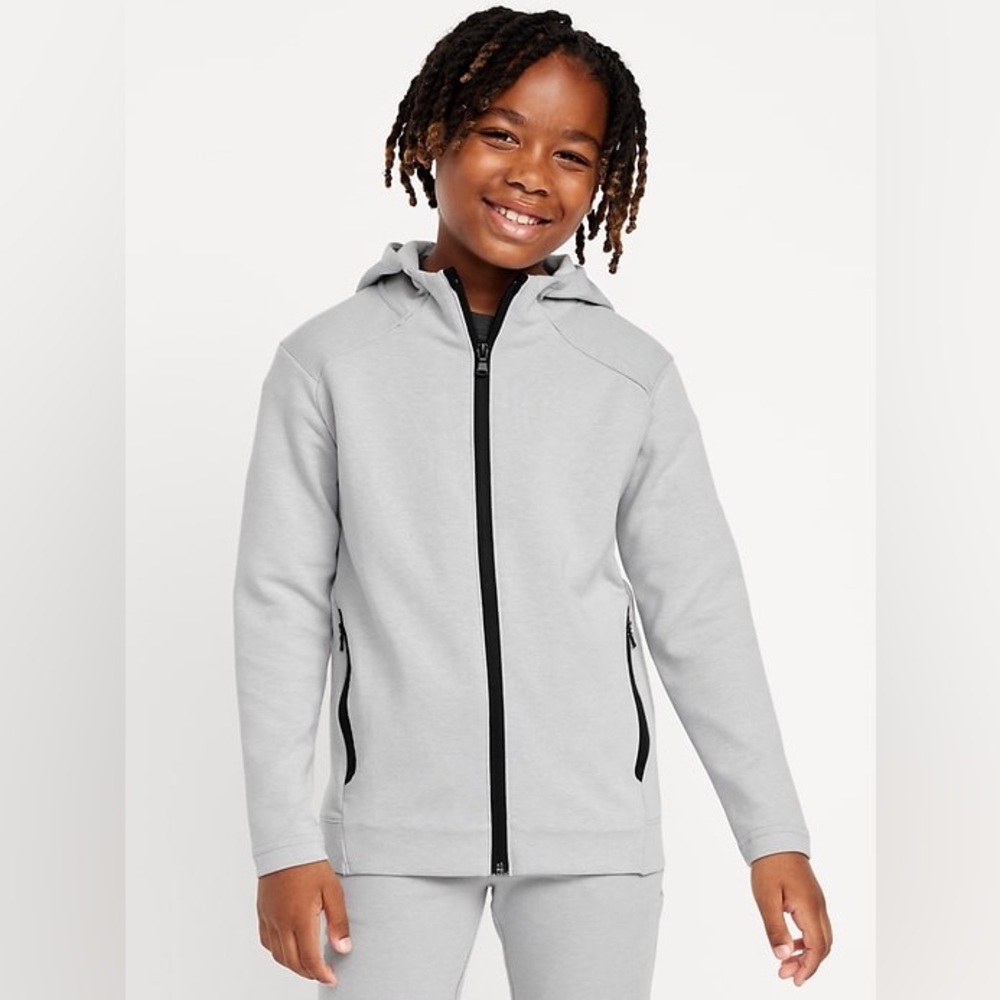 Dynamic Fleece Zip-Front Hoodie for Boys